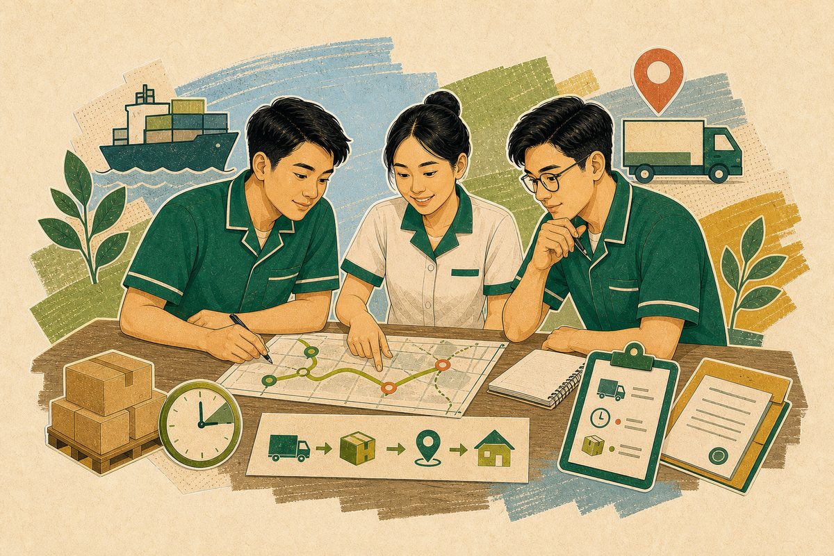 Nhập môn tuyến đường và chứng từ giao hàng