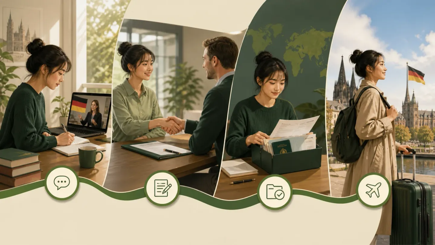 Lộ trình du học nghề Đức 2026: từ học tiếng đến nhận visa