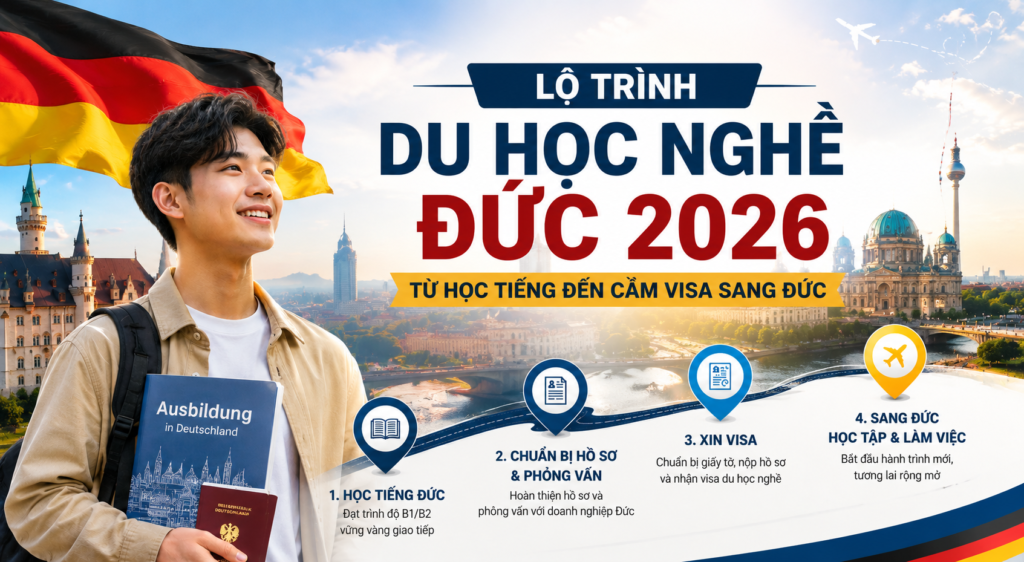 Lộ trình du học nghề Đức 2026